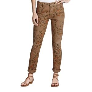 New! Citizens of Humanity Mandy High Waist Retro Slim Straight Leg Roll Up Jeans